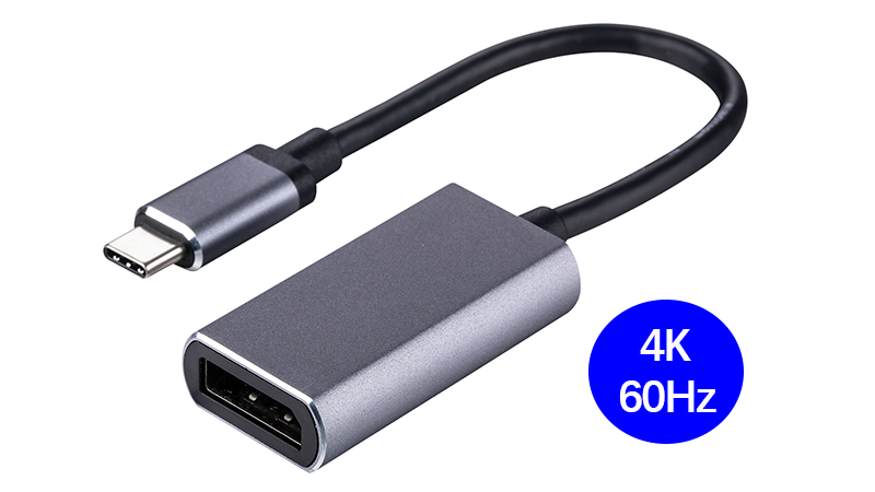 Type C to DP Male to Female Converter (Metal)